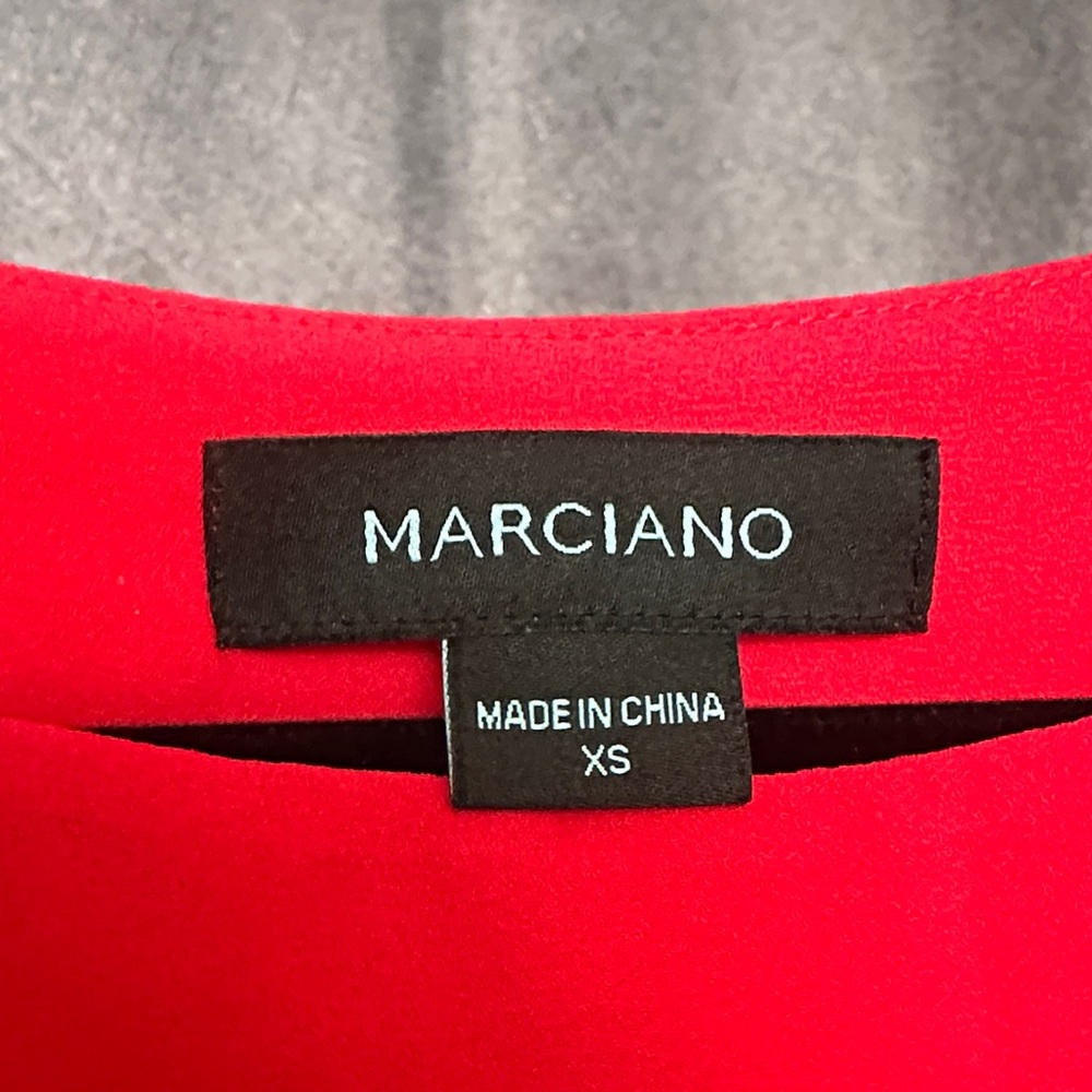 Marciano Vibrant Red Dress - Picture 2 of 3